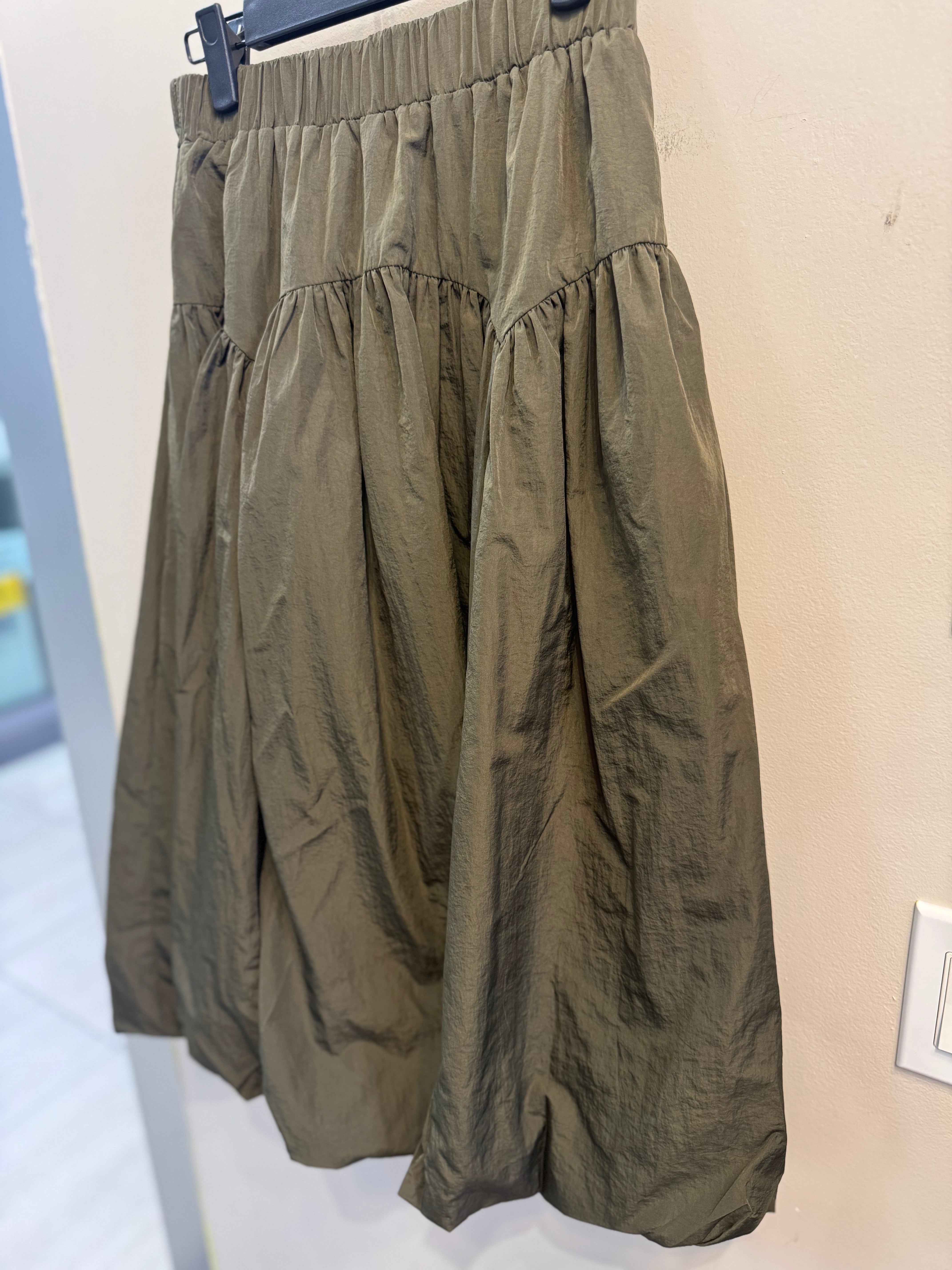 dark green skirt