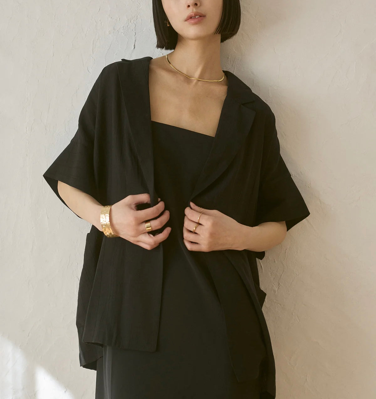 Washer Satin Shirt Jacket